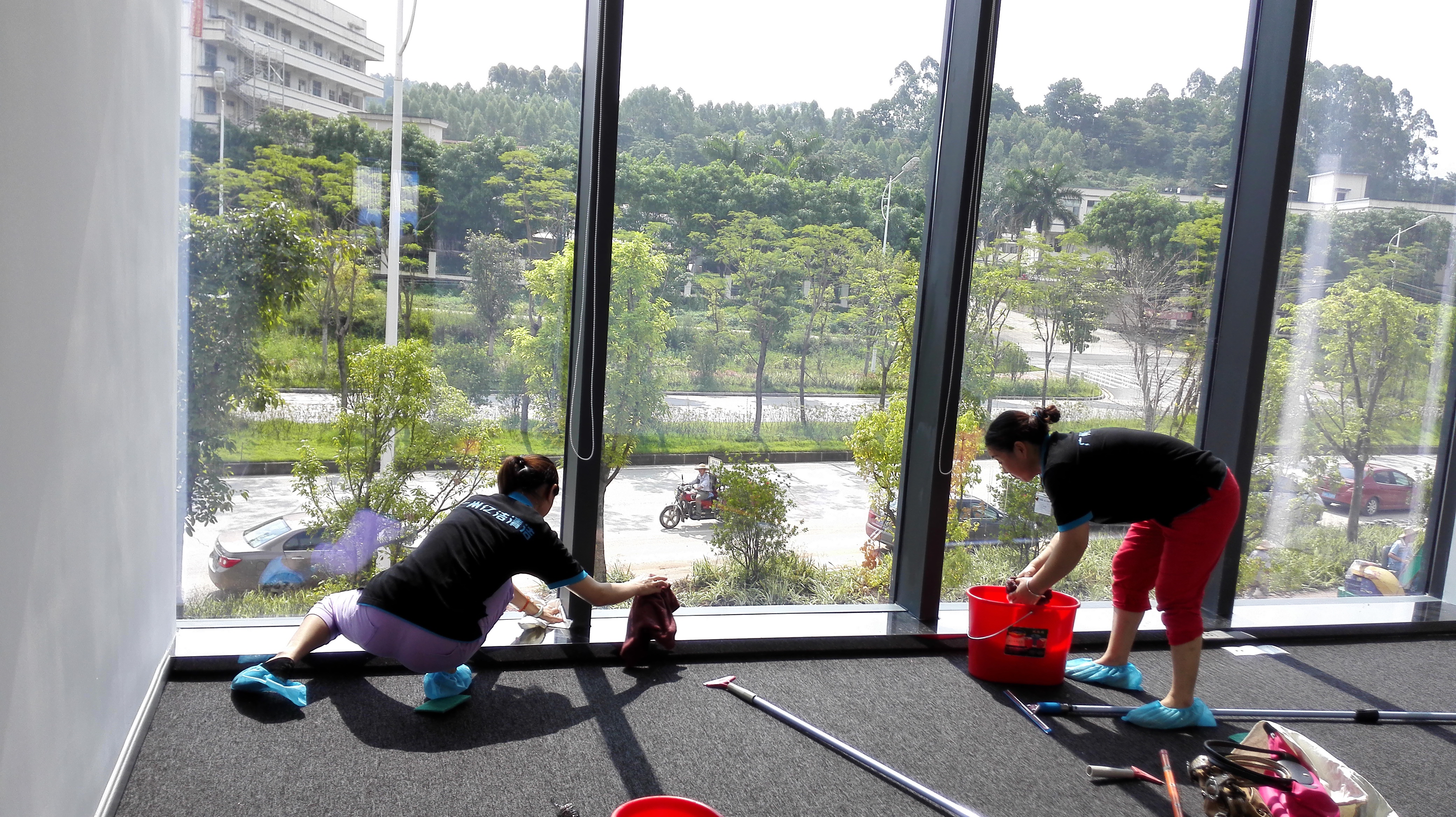 廣州中泰天境現場開荒保潔